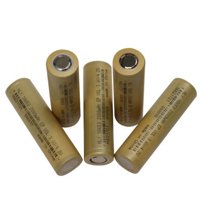 FCC cylindrique de batterie rechargeable de la batterie 3,6 v 2000mah de l'ion 18650 de lithium