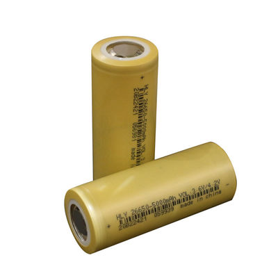 poids léger cylindrique de 26650 cellules de batterie de 5000mAh 3.6V petit pour la moto électrique