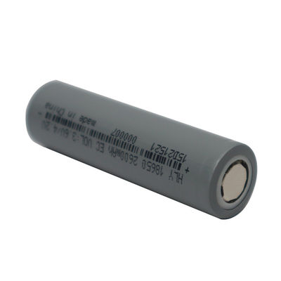 la vie de cycle d'Ion Battery Cells Rechargeable Long de lithium de 2600mAh 3.6V 18650