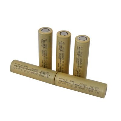 Cellule de batterie des cycles 2000mah 18650 du lithium 500 du haut débit 3,6 V pour les outils électriques