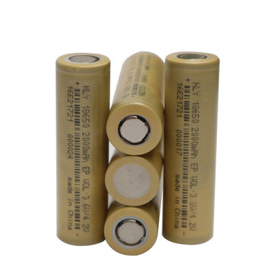 2000mah 18650 lithium rechargeable Ion Battery Cell haut débit de 500 fois