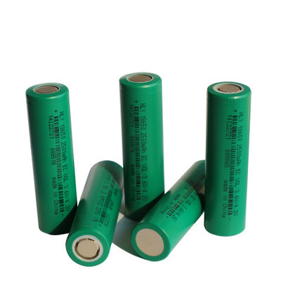 NCM 18650 lithium Ion Battery Cell 2500 MAh High Capacity Rechargeable de 3,6 volts