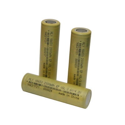 BRI rechargeable de la CE de la batterie kc de Li Ion 2000mah 18650 de stockage de l'énergie