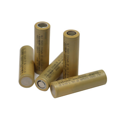 Haut Rate Rechargeable Li Ion Battery cylindrique 2000mAh 18650 RoHS pour les outils électriques