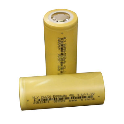 Lithium Li Ion Battery Cell rechargeable 5000mAh 26650 3.6v de polymère