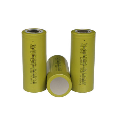 Cellule de batterie Lifepo4 cylindrique de LFP 26650 4000mAh pour le stockage de l'énergie de ménage