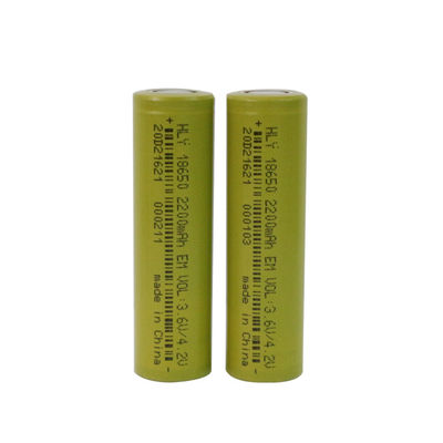 basses cellules de batterie de lithium de batteries rechargeables de la décharge spontanée 2200mah 18650
