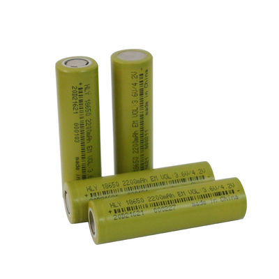 Cellule de batterie rechargeable légère de l'ion 2200mah 18650 de lithium UN38.3 HLY