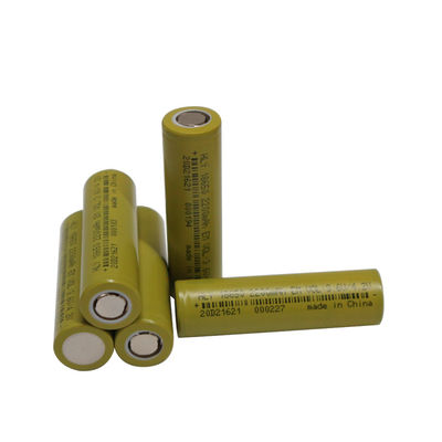 Batterie de la puissance élevée 2200mah 18650 lithium Ion Battery de 3,6 volts 500 cycles