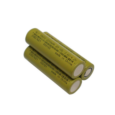 Batterie de la puissance élevée 2200mah 18650 lithium Ion Battery de 3,6 volts 500 cycles