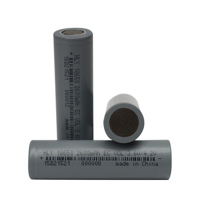 Lithium profond 18650 de cycle 3,7 batterie rechargeable de volt 2600mah pour les scooters électriques