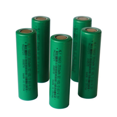 La batterie de HLY Li Ion 3,6 V 2500mah 18650 emballent rechargeable pour des véhicules électriques