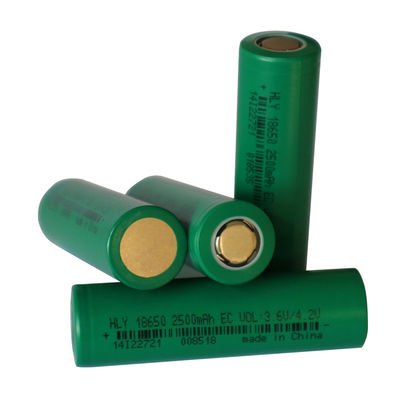 Hauts appareils de la décharge 18650 2500mah Li Ion Rechargeable Battery For Home