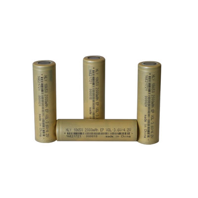 Lithium lumineux cylindrique Ion Battery Cells de lampe-torche de puissance mobile 18650 2000mAh