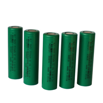 la batterie de 3.6V 2500mah Li Ion 18650 emballent les cellules cylindrique la longue vie de cycle de 500 fois
