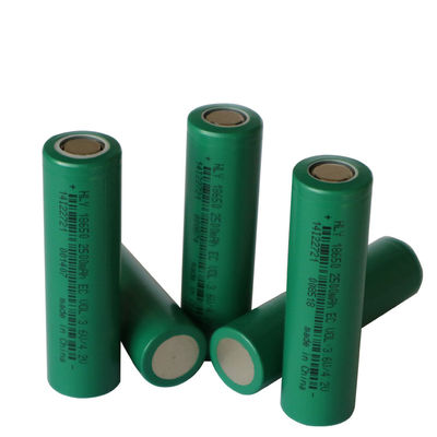 Batteries extérieures Li Ion Pack 3.6V 2500mah du taux 18650 de décharge de stockage de l'énergie hautes