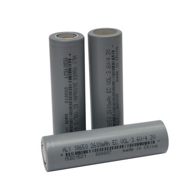 BRI 3,6 batterie de cellules du haut débit 18650 de la batterie rechargeable 2600mAh de volt