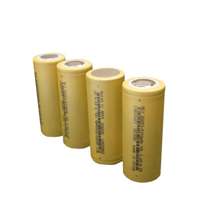 Cellules de batterie cylindrique 3.6V 5000mAh de long de cycle lithium de la vie 26650 rechargeables
