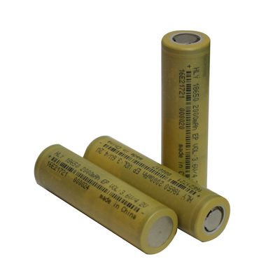 18650 cellules de batterie solaires rechargeables de 3,6 volts 2000mAh pour l'électronique domestique/Ebike