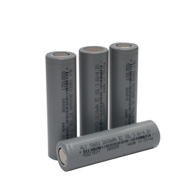 Batterie cylindrique de Li Ion 2600mah 18650 de puissance élevée rechargeable