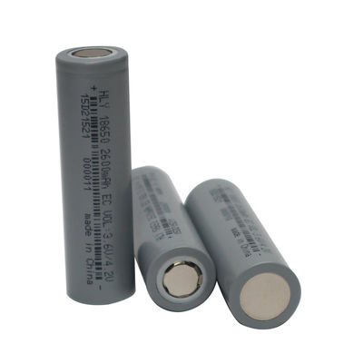 Batterie cylindrique de Li Ion 2600mah 18650 de puissance élevée rechargeable