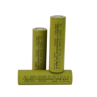 Haute batterie 2200mah de la sécurité 18650 batterie au lithium cylindrique de 500 fois 0.5C