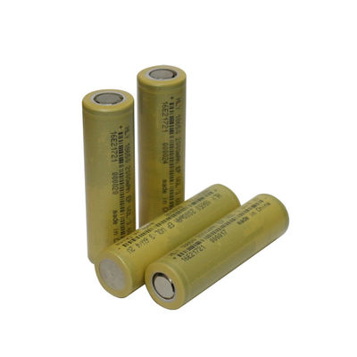 Lithium de RoHS 18650 Ion Cylindrical Battery Cells 2000mAh pour les dispositifs électriques