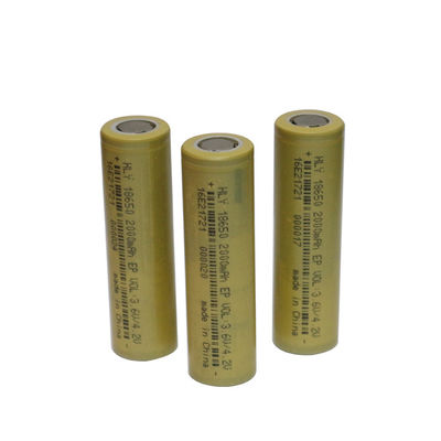 Stockage de l'énergie 500 volt rechargeable 2000mAh 18650 de la batterie solaire 3,6 de périodes