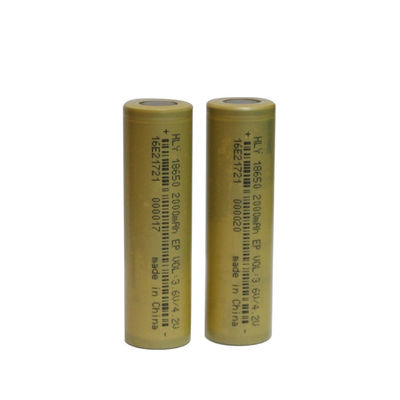 Stockage de l'énergie 500 volt rechargeable 2000mAh 18650 de la batterie solaire 3,6 de périodes