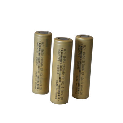 Batteries rechargeables de rechange du haut débit 3.6V 2000mAh 18650 pour les lumières solaires