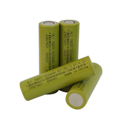 500 fait un cycle 18650 le haut débit rechargeable de cellules de la batterie au lithium 2200mah 3,7 V